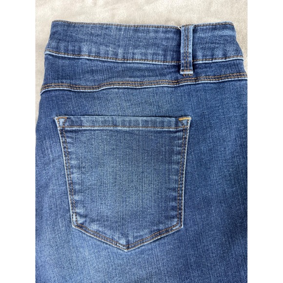 d.jeans Denim - d.jeans Womens Medium Wash Skinny Jeans Size 16 Stretch Denim RN 55356